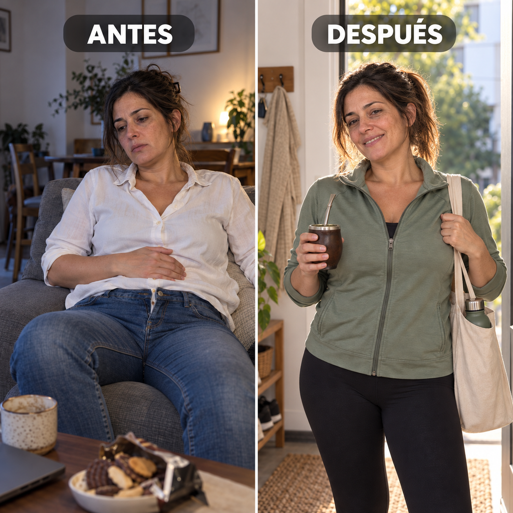 Antes y después: cómo cambia tu día con RESET 28 (imagen ilustrativa)